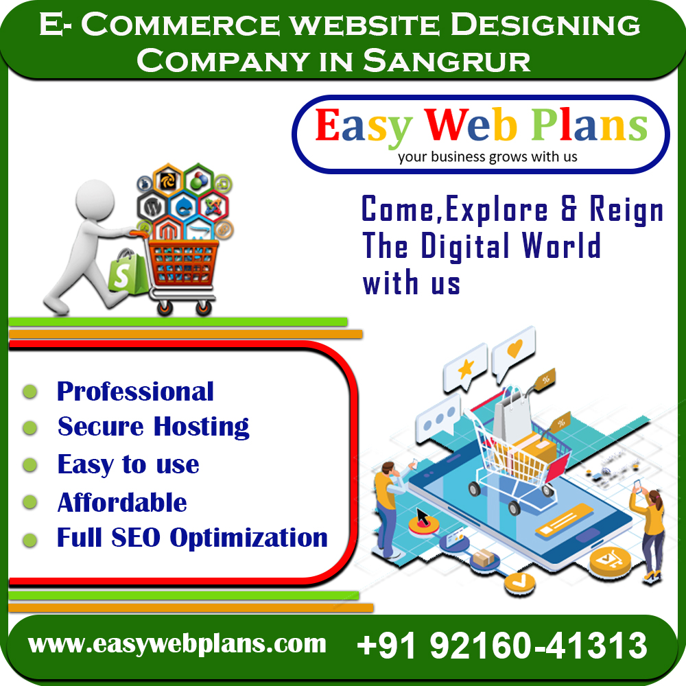 Ecommerce Website Design in Sangrur